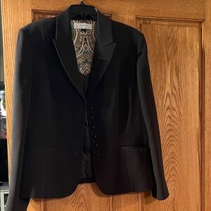 Tahari Elegant Brown/ Black women’s suit
